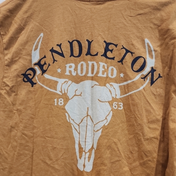Pendleton Men's Dark Mustard Short Sleeve Tee - Picture 5 of 5